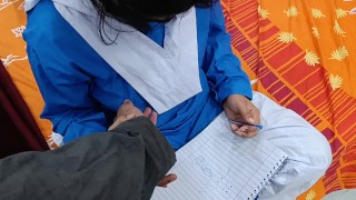 Desi School Girl Fucked By Her Own Stepfather While She is Drawing Naughty Things Alone
